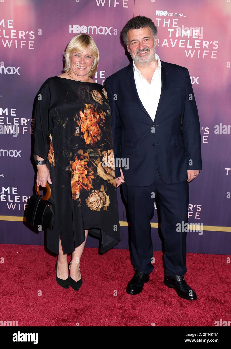 Sue Vertue and Steven Moffat attending HBO's 'The Time Traveler's Wife' Premiere held at the Morgan Library on May 11, 2022 in New York City, NY ©Steven Bergman/AFF-USA.COM Stock Photo