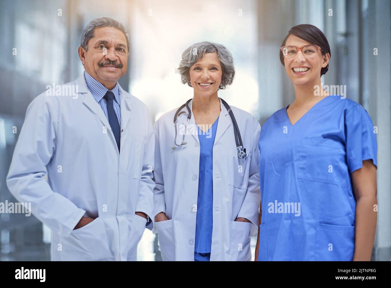 Leave your health in our capable hands. Portrait of a team of medical
