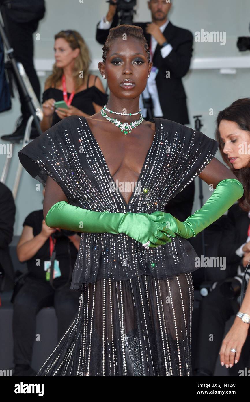 Venice, Italy. August 31, 2022, Jodie Turner-Smith attends the "White