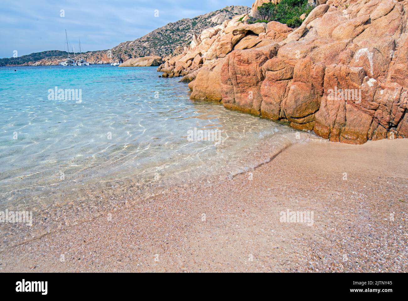 Cala Coticcio, isola Caprera, Parco Nazionale Arcipelago di La Maddalena, Sardegna Stock Photo