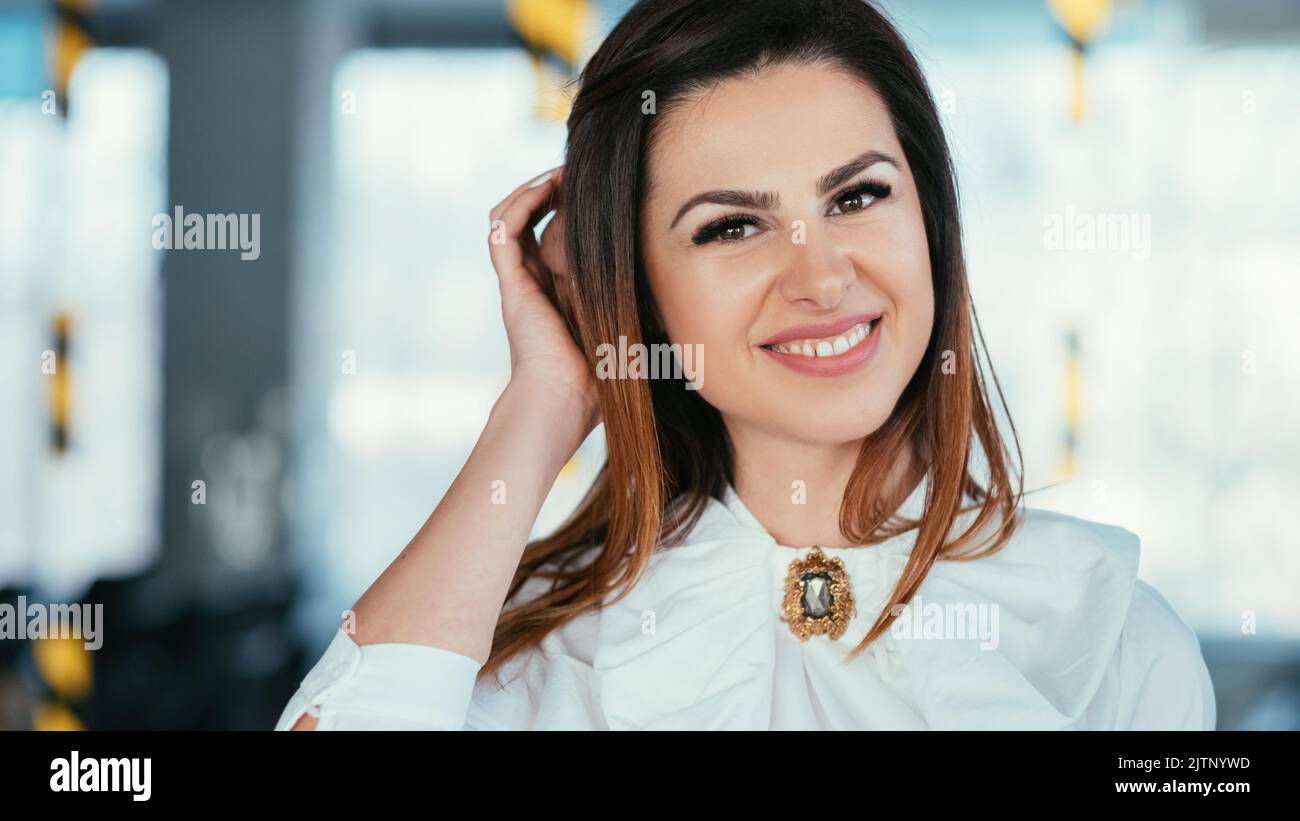 corporate lifestyle business lady successful career Stock Photo