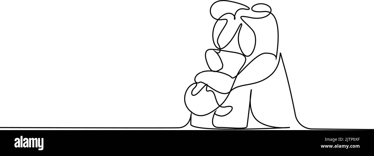 happy young couple hugging each other Stock Vector Image & Art Alamy