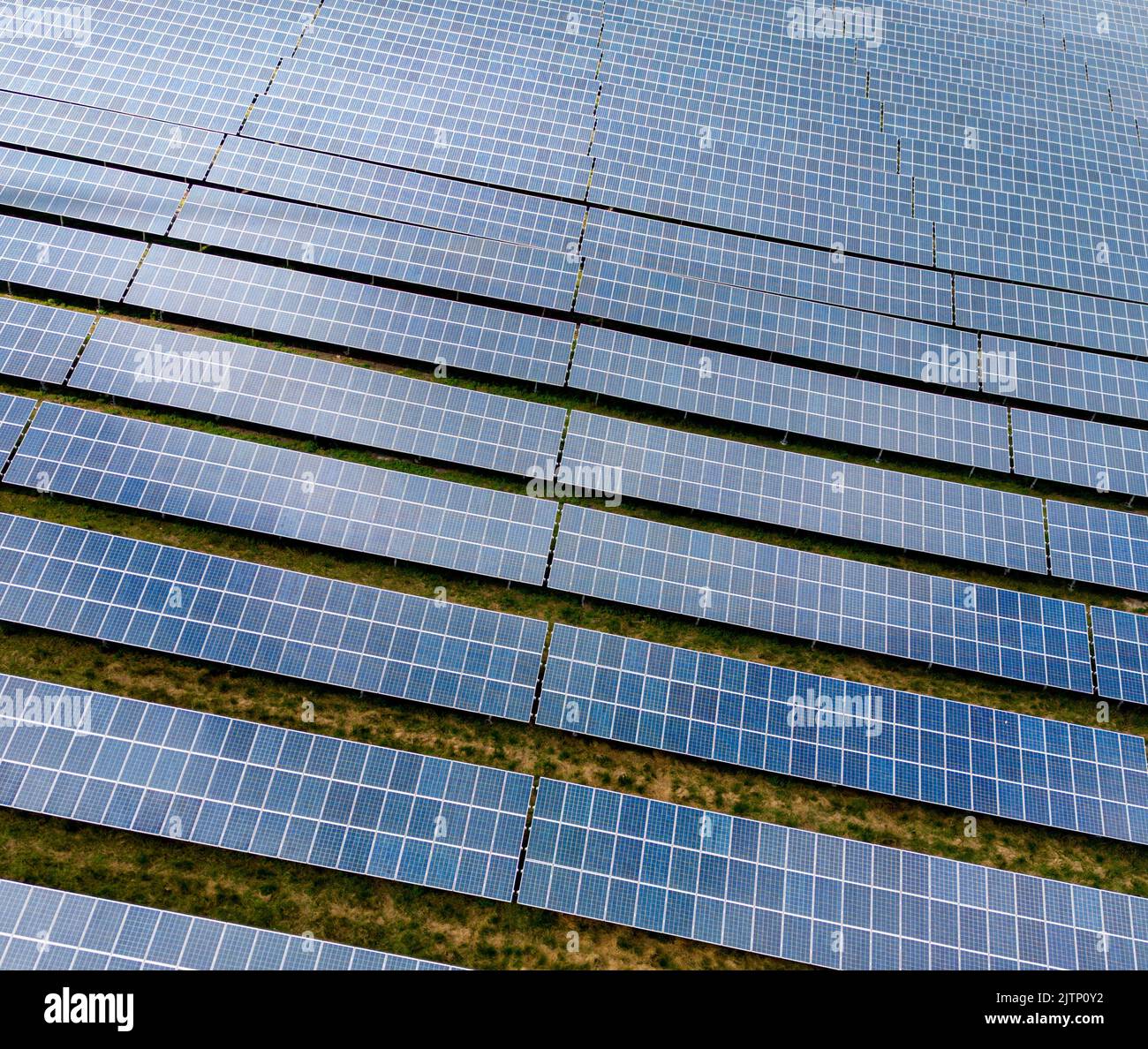 31 August 2022, SchleswigHolstein, Büttel An openspace photovoltaic