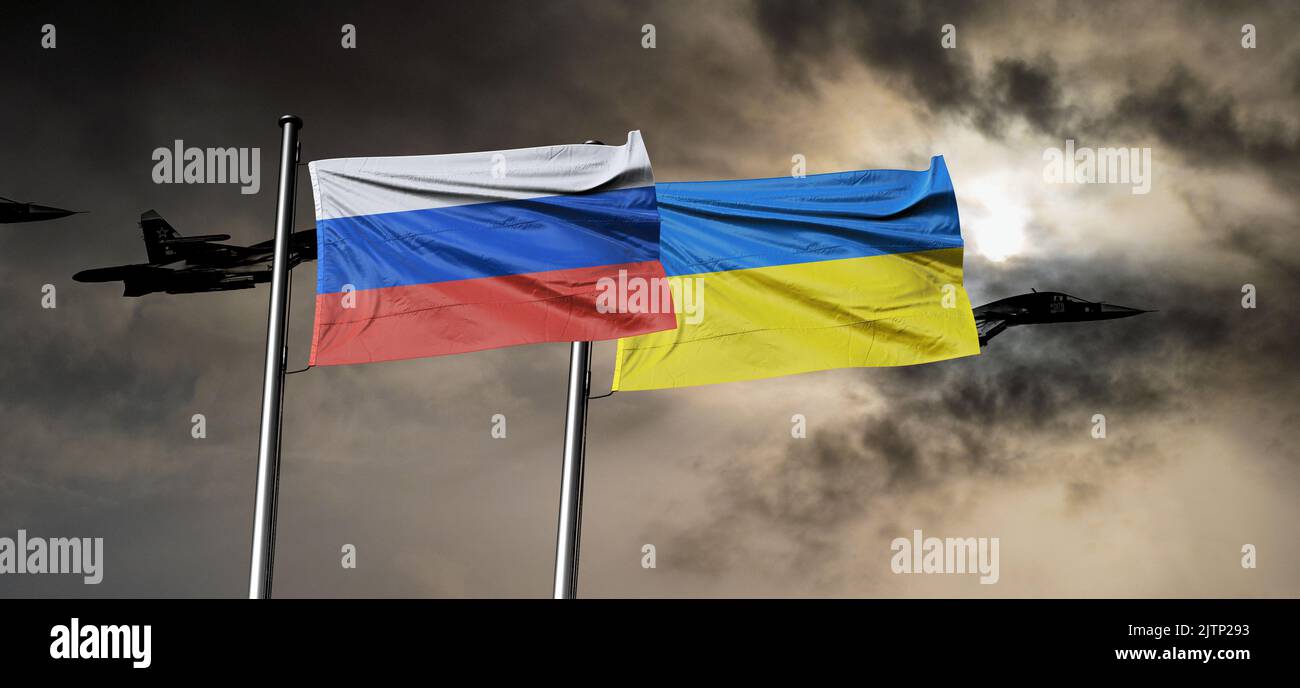 ukraine russia conflict 2022 escalation Stock Photo