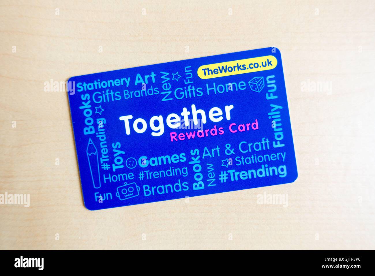 TheWorks Stationary Store Loyalty Card Stock Photo Alamy TheWorks Stationary Store Loyalty Card Stock Photo Alamy