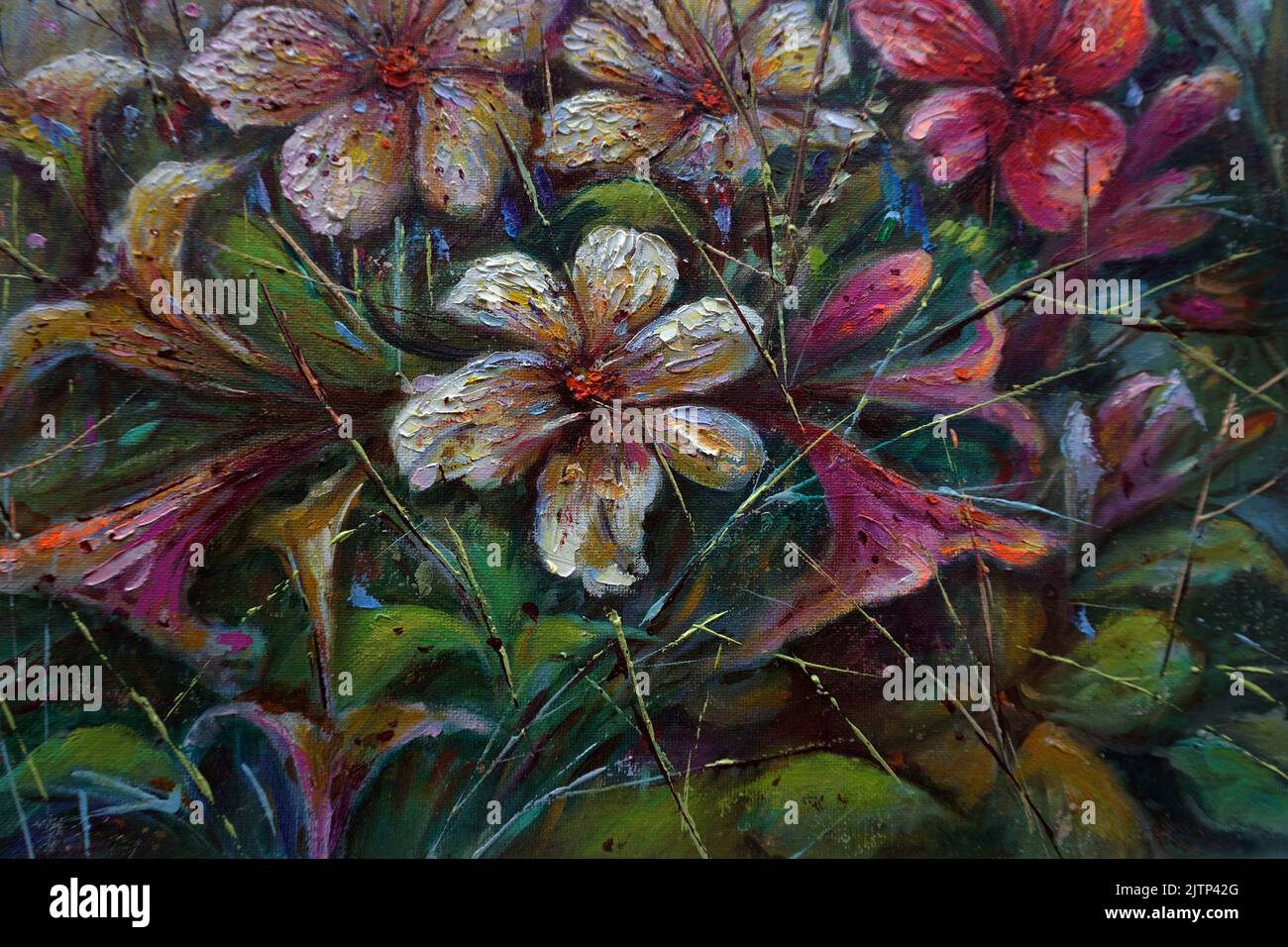 Modern art oil painting hi-res stock photography and images - Alamy