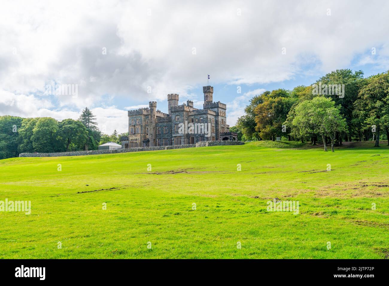Lews Castle, Victorian era castle in Stornoway, Isle of Lewis, Scotland