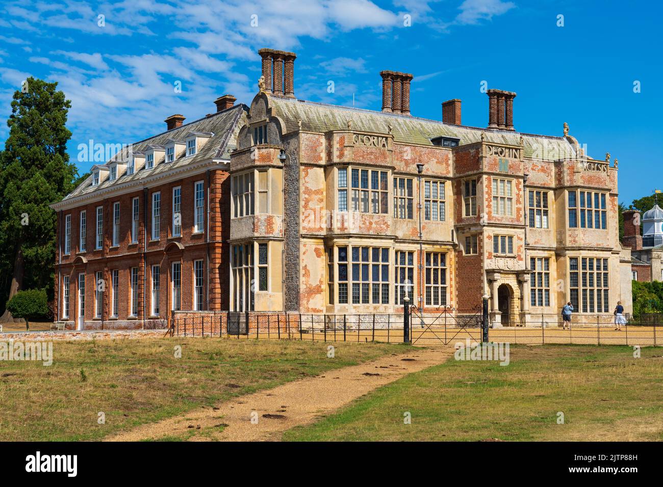 Felbrigg Hall in North Norfolk, a National Trust Property, on a beuutiful summers day Stock Photo
