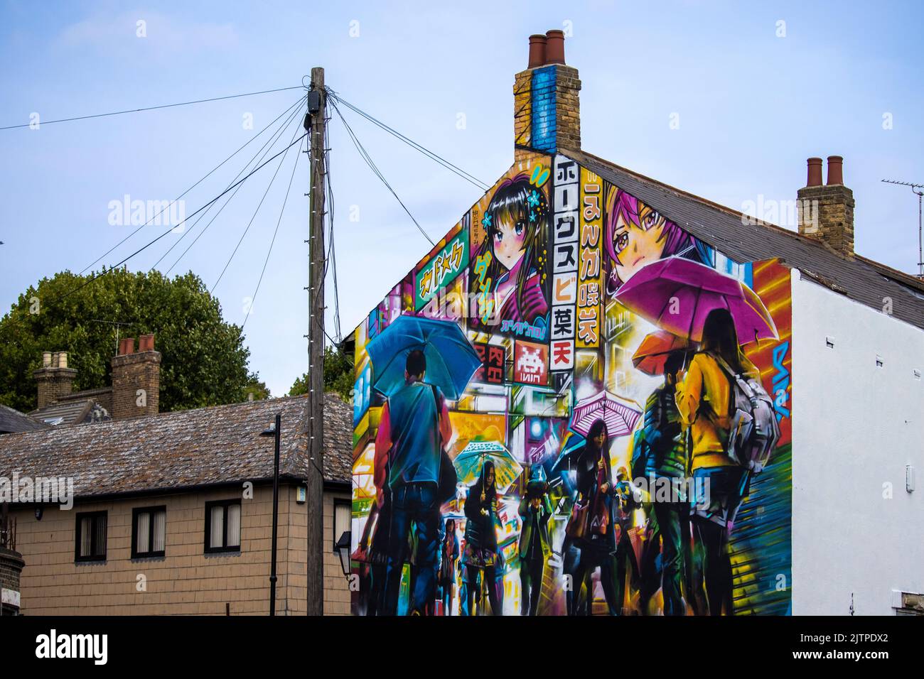 Graffiti art and artists at the Southend City Jam Street Art Festival