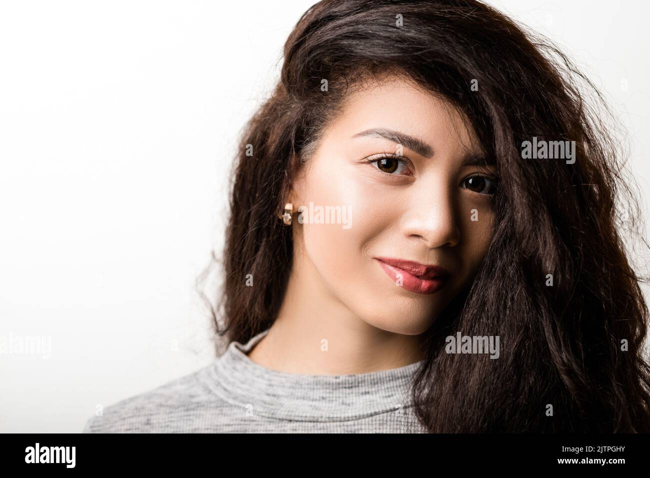 woman youth natural beauty skin health care Stock Photo
