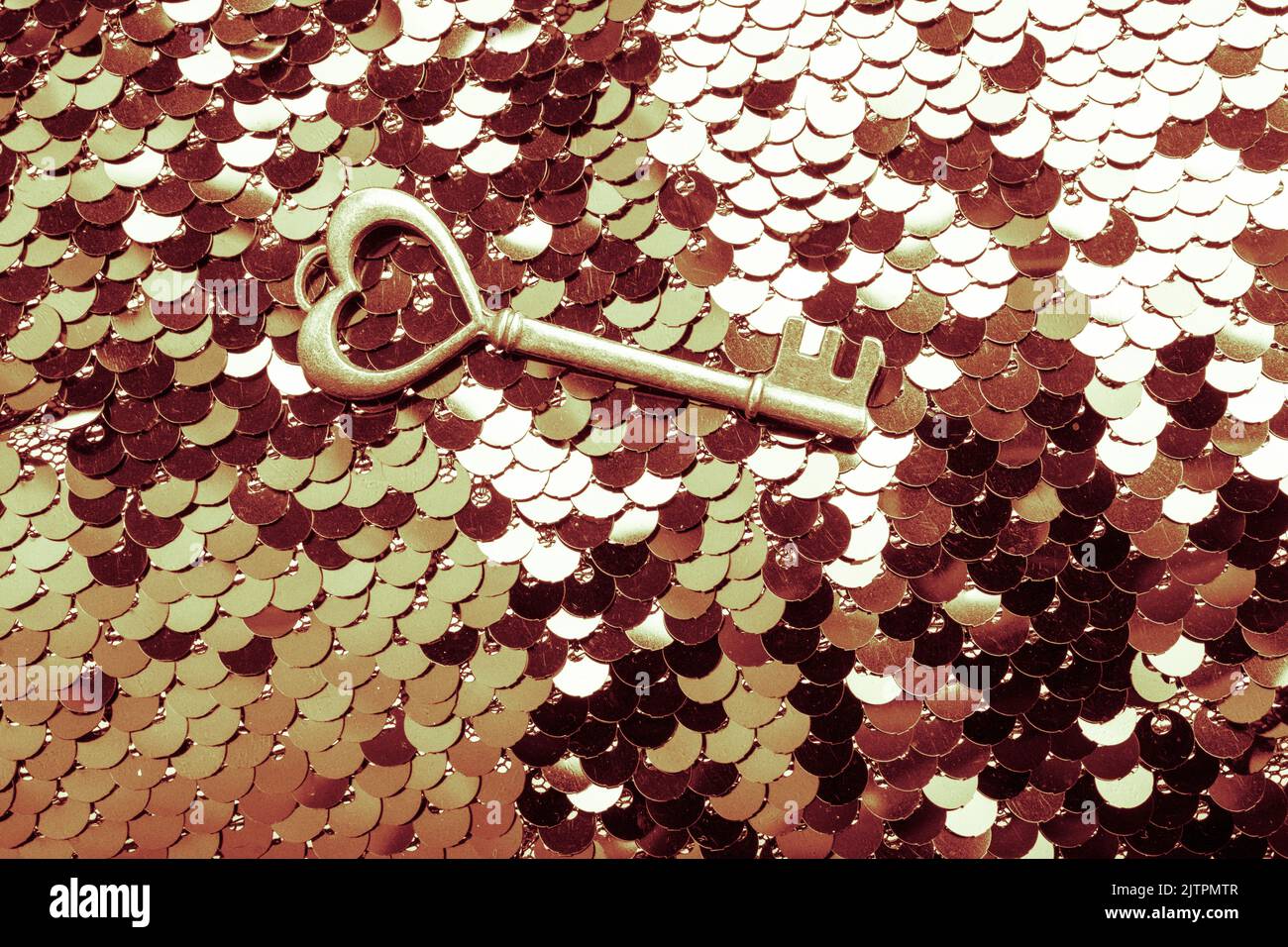 Heart shaped retro metal key on bright background Stock Photo - Alamy