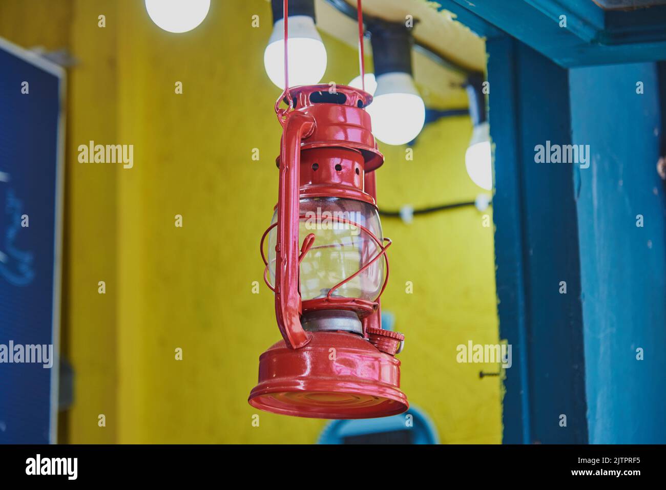 Old style gas lanterns hi-res stock photography and images - Alamy