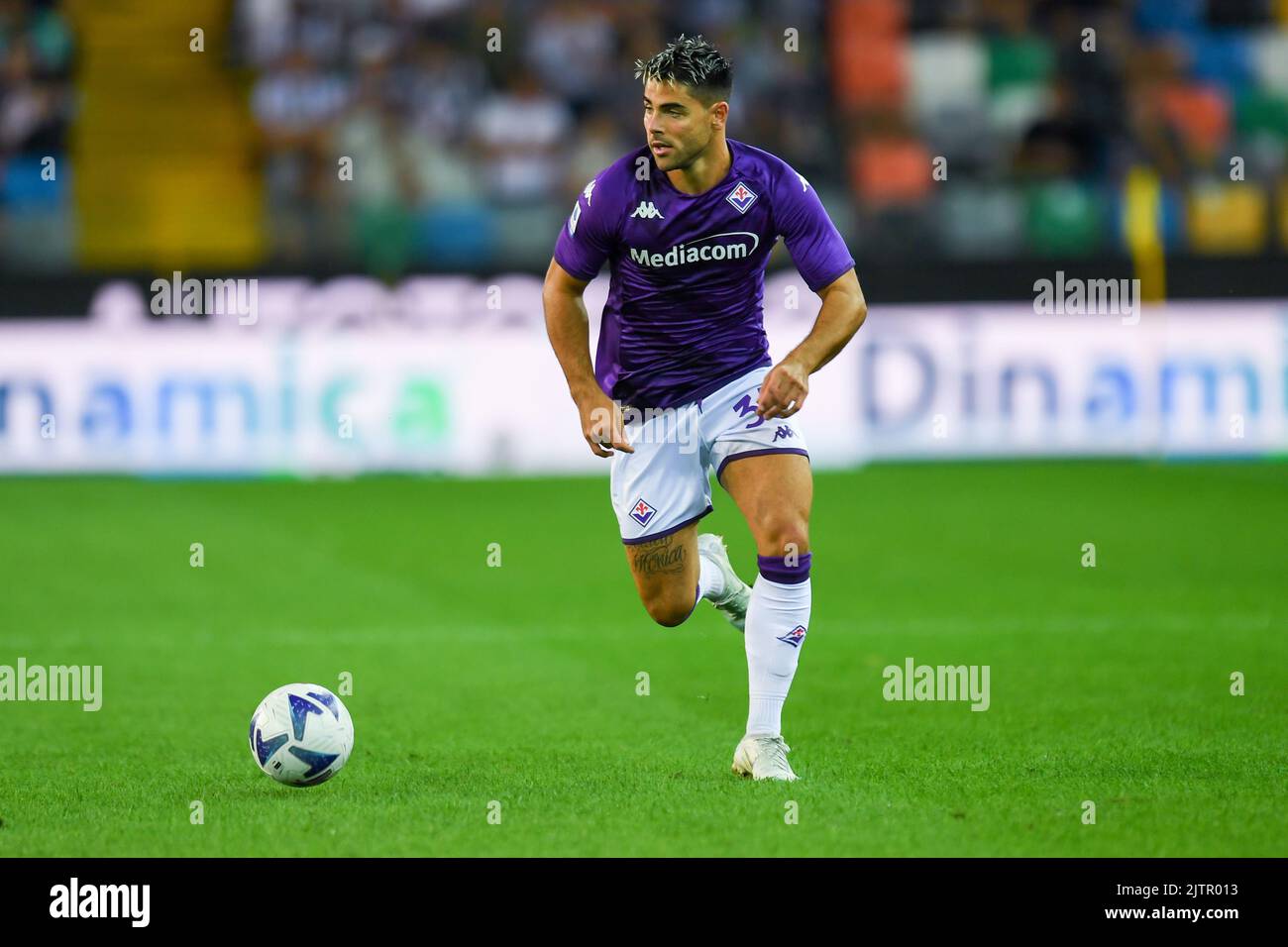 Empoli, Italy. 21st Aug, 2022. Domilson Cordeiro dos Santos Dodo (ACF  Fiorentina) during Empoli FC vs ACF Fiorentina, italian soccer Serie A  match in Empoli, Italy, August 21 2022 Credit: Independent Photo