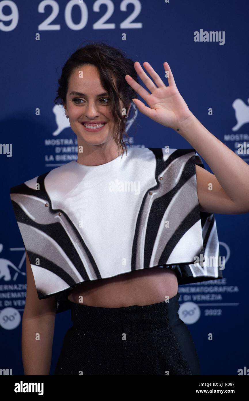 Noemie Merlant attending the Tar Photocall during the 79th Venice ...