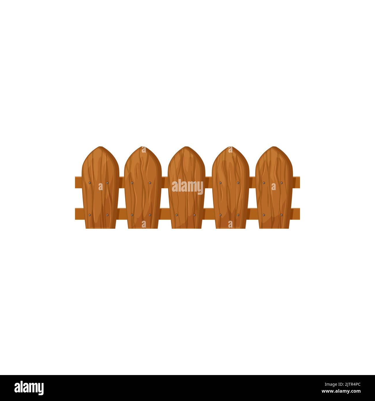 Wooden fencing on farm, ranch, garden isolated country timber fence ...