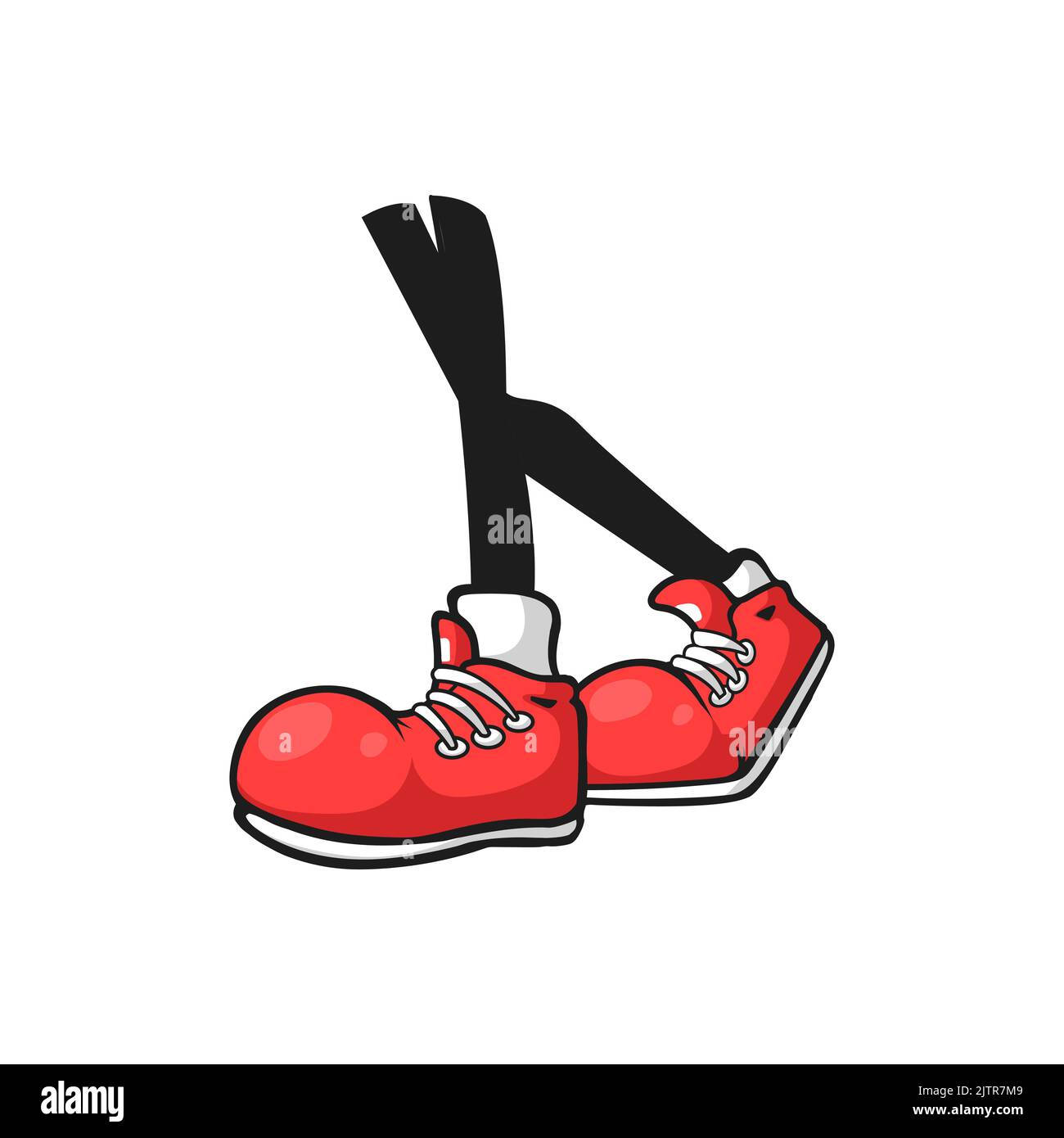 Kid shoes walking Stock Vector Images - Page 2 - Alamy