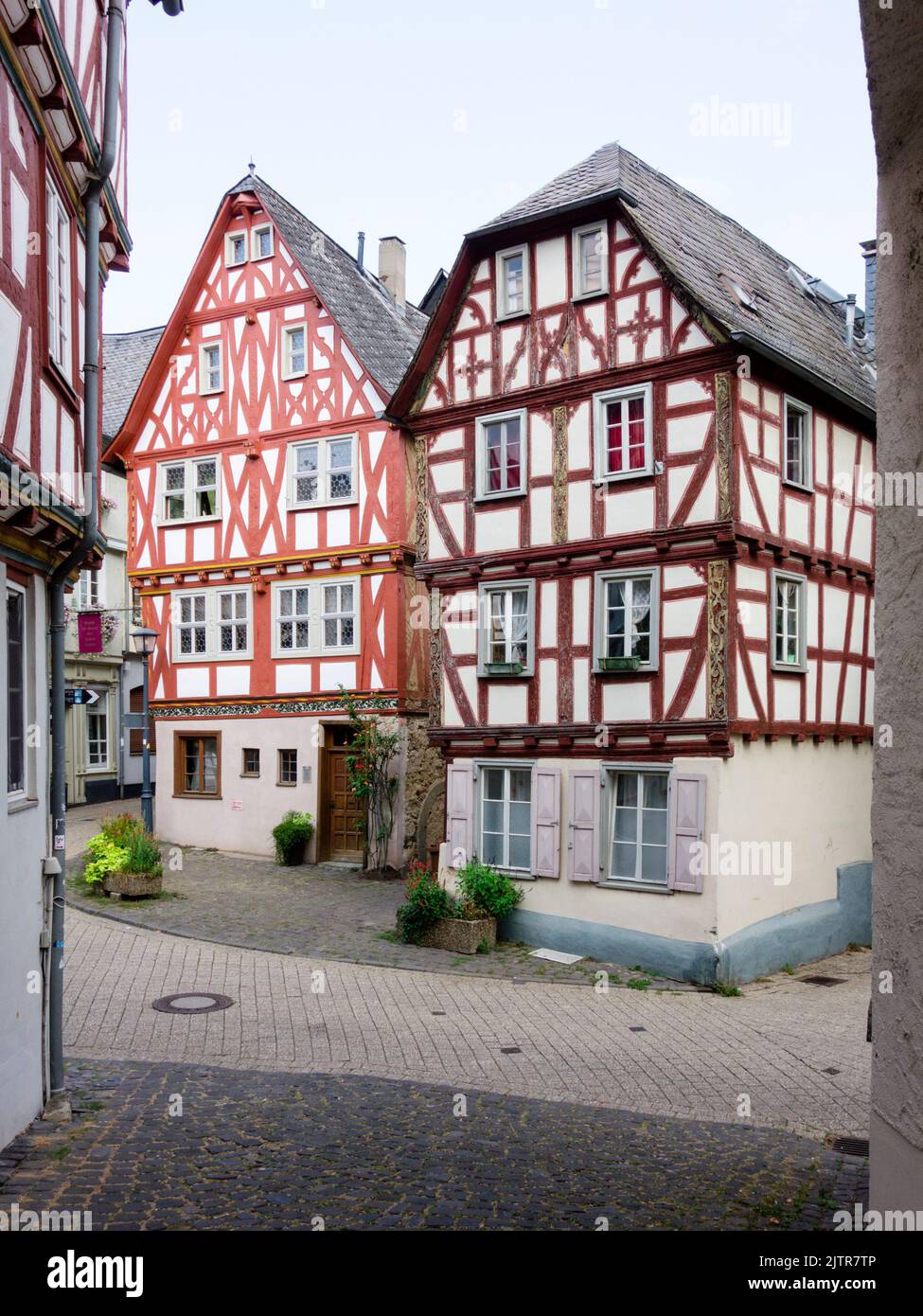 Historic townhouse in Limburg/Germany Stock Photo