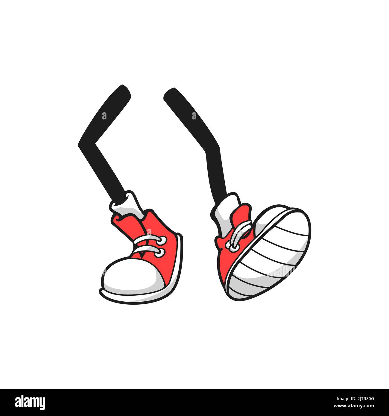 Cartoon human feet hires stock photography and images Alamy