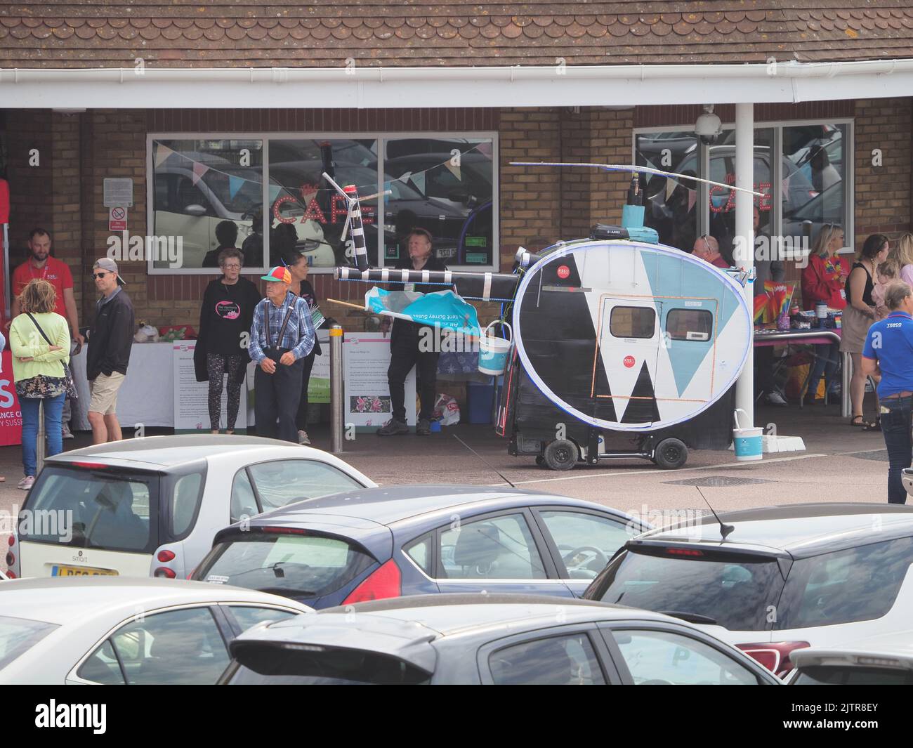 Sheerness, Kent, UK. 1st Sep, 2022. Tim Bell, 77 of Minster on Sea
