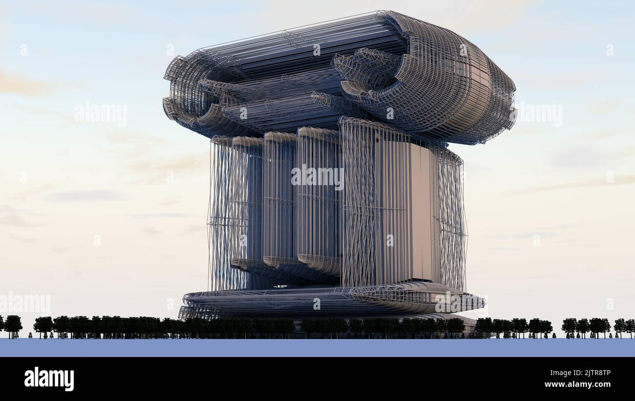 3D Illustration and modeling of a famous icon from ancient times ...