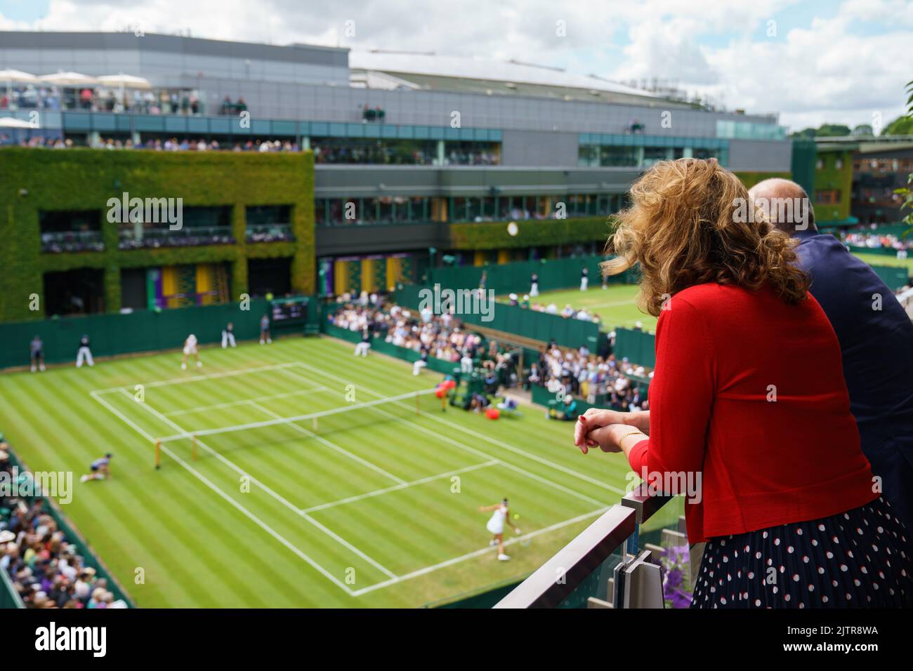 Jaguar Hospitality Suite at The Championships 2022. Held at The All