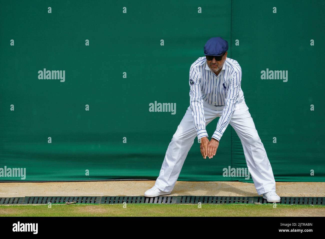 Line Judge on No.2 Court at The Championships 2022. Held at The All England Lawn Tennis Club