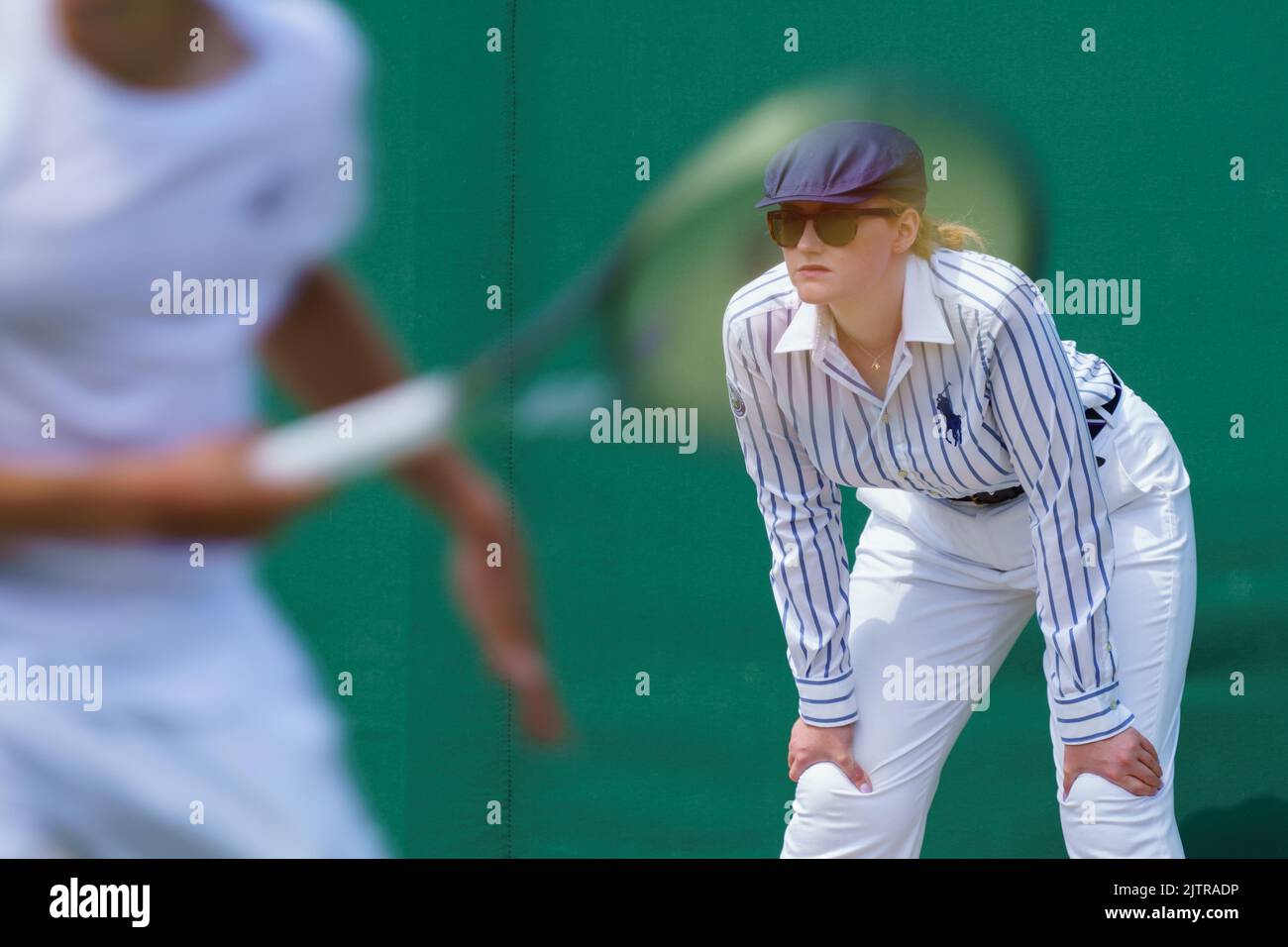 Line Judge at Wimbledon 2022 Stock Photo Alamy