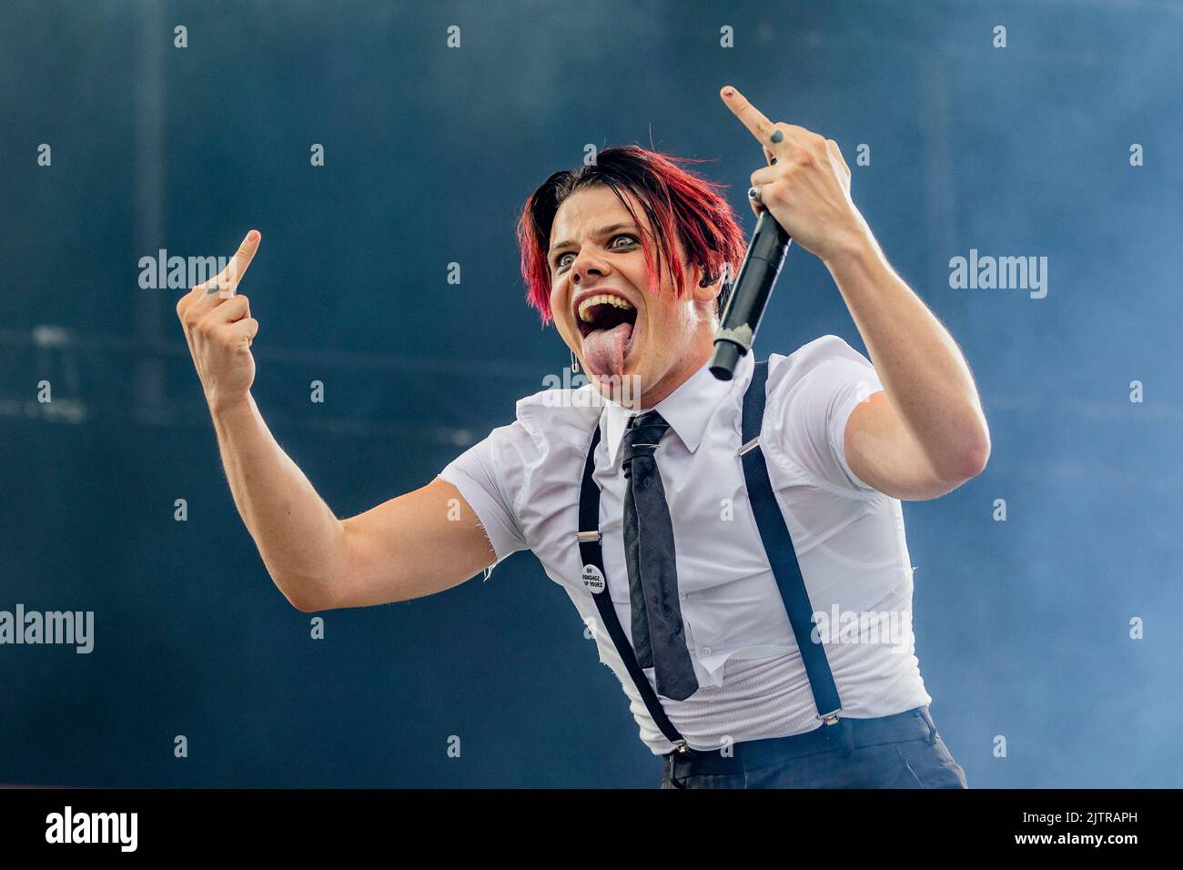 Saint-Cloud France 25 August 2022 Yungblud live concert at Rock en Seine Festival Day 1 Paris © Andrea Ripamonti / Alamy Stock Photo