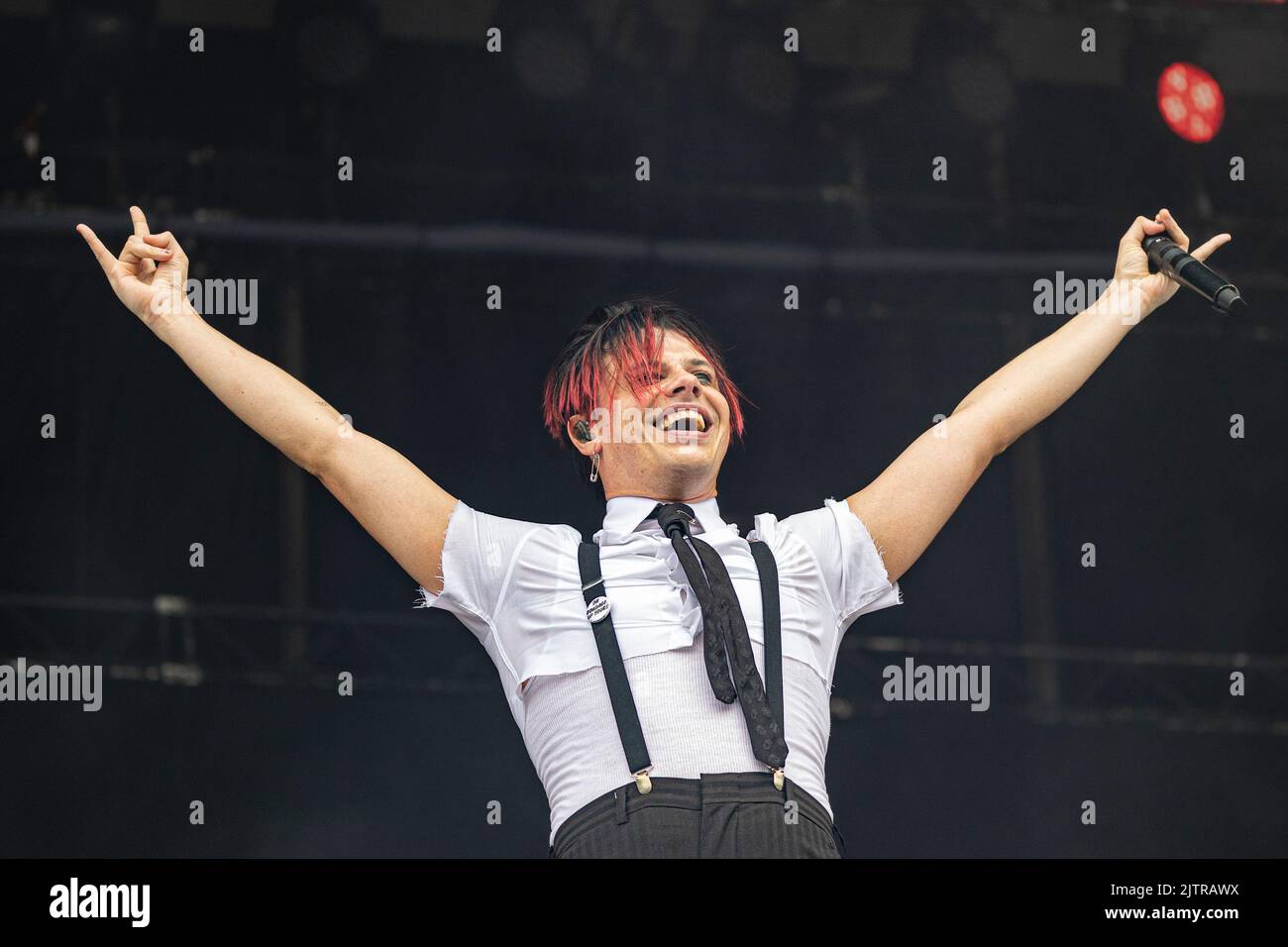 SaintCloud France 25 August 2022 Yungblud live concert at Rock en Seine Festival Day 1 Paris