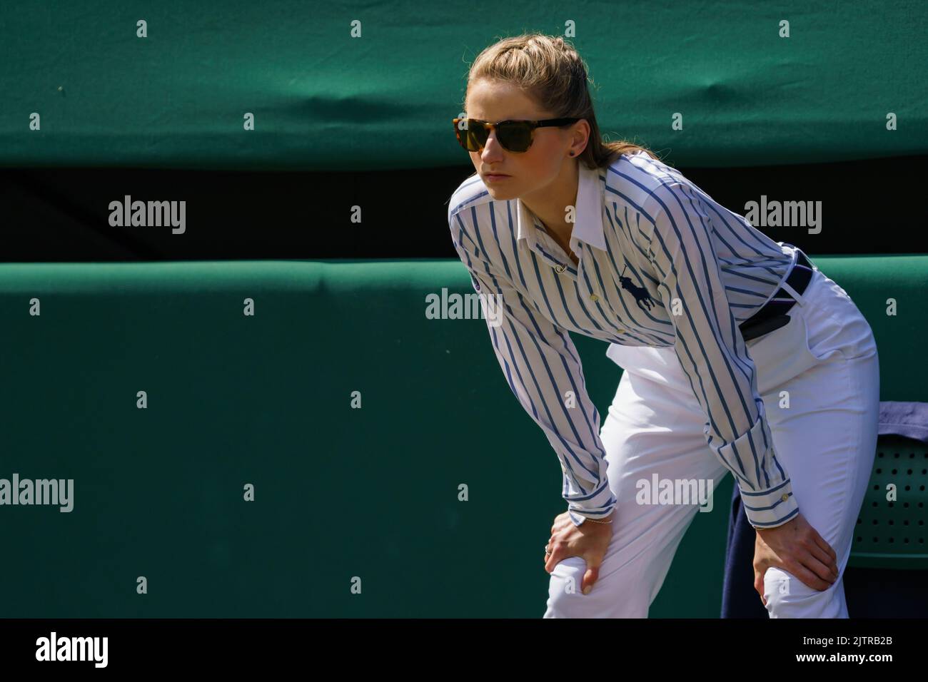 Line Judge at Wimbledon 2022 Stock Photo Alamy