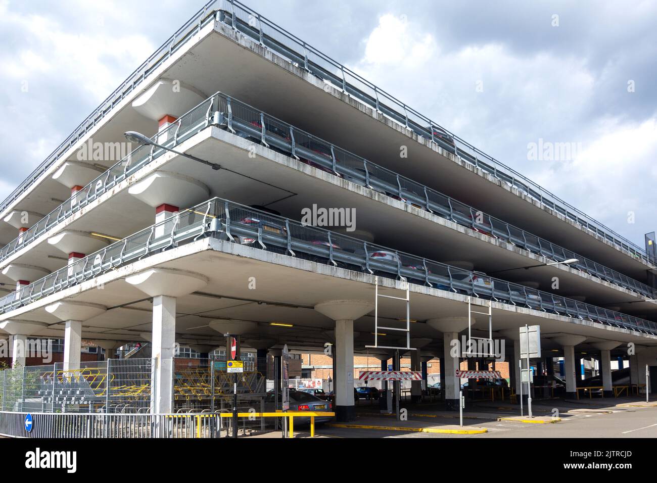 Barracks multi-storey car park, Barracks Way, Coventry, West Midlands, England, United Kingdom Stock Photo