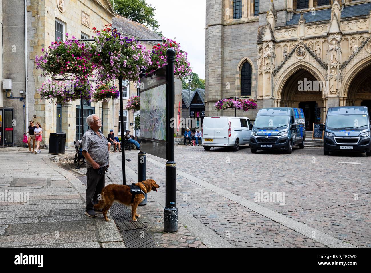 Truro, UK,1st September 2022,The shops were busy in Truro as parents