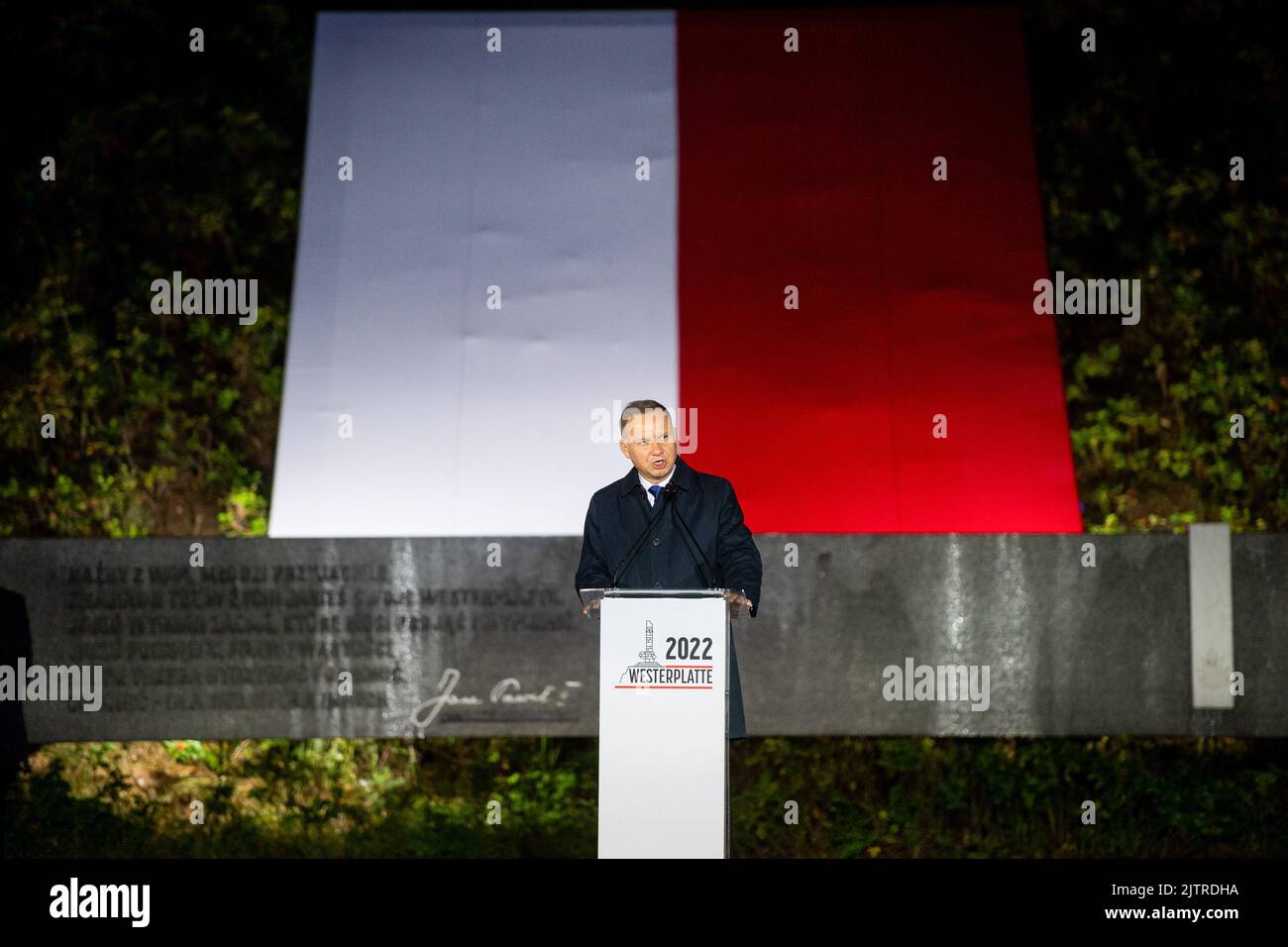 Gdansk Poland 01st Sep 2022 President Of Poland Andrzej Duda Seen