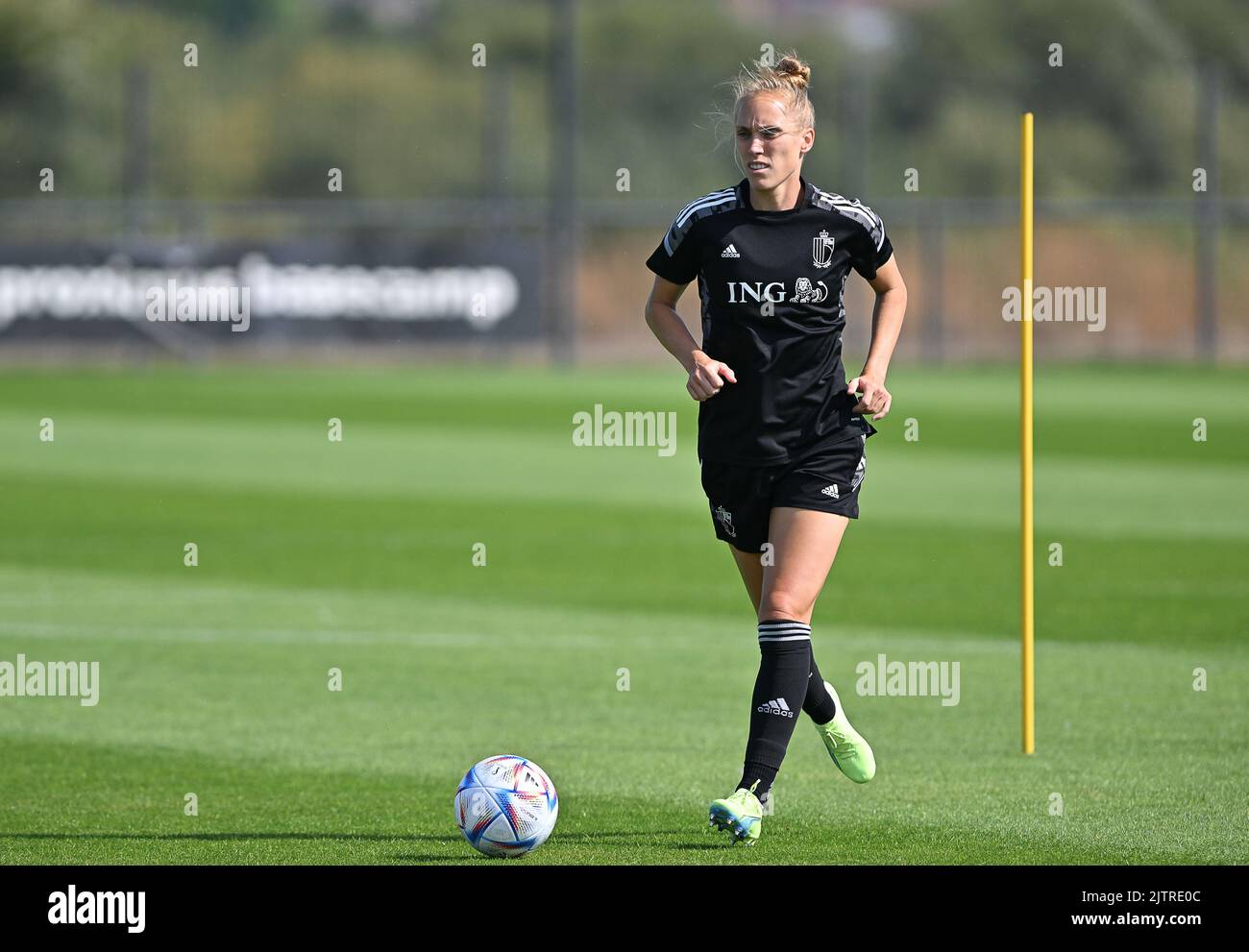 Belgium, 01 September 2022. Belgium's Janice Cayman pictured in