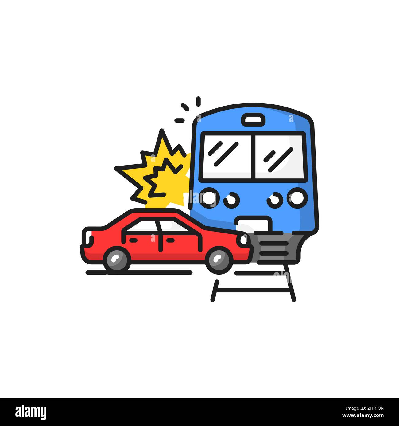 Accident train Stock Vector Images Alamy