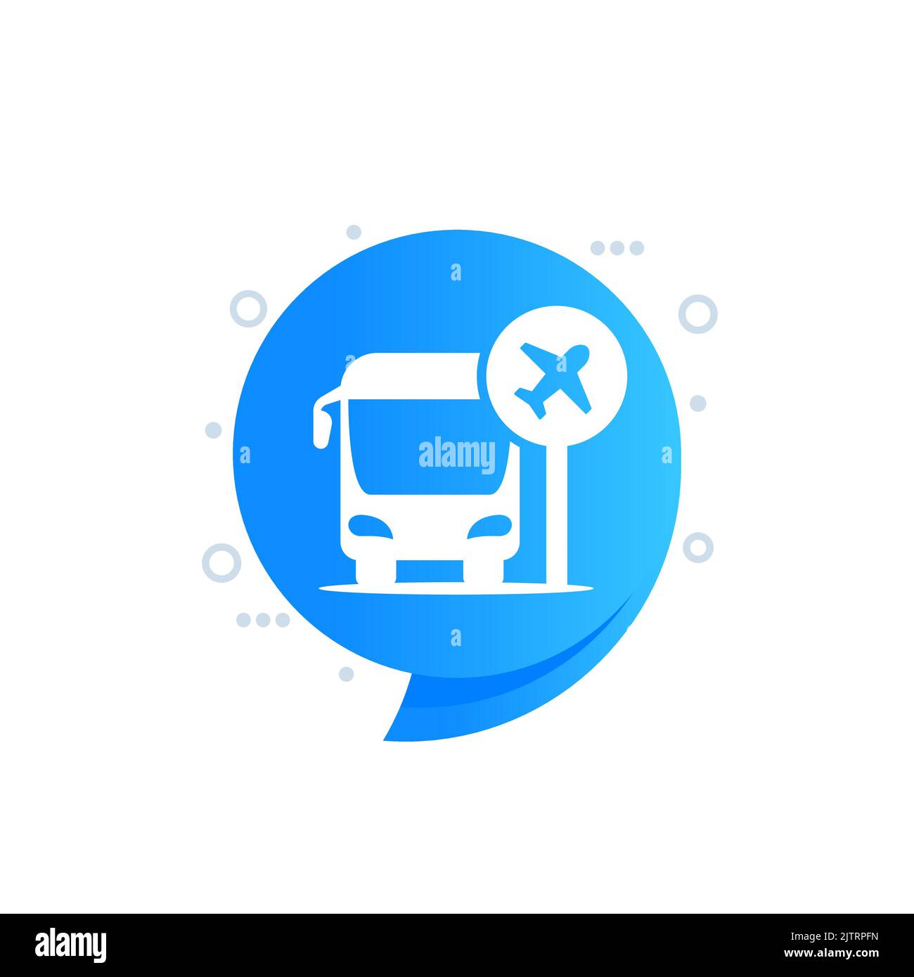 bus transfer to airport icon, vector Stock Vector Image & Art - Alamy