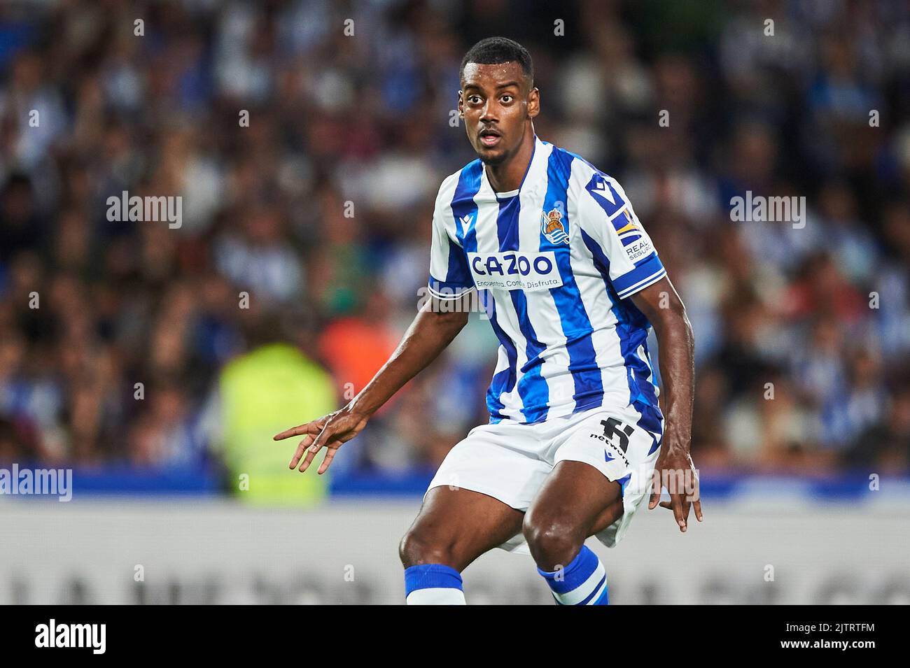 Alexander Isak of Real Sociedad during the La Liga match between Real ...