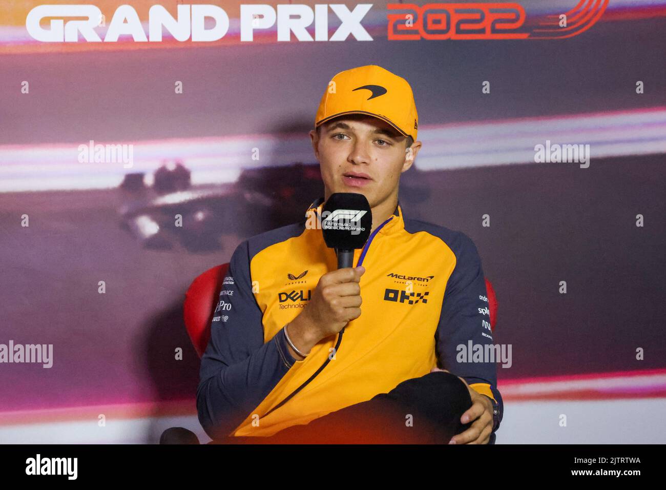 ZANDVOORT, NETHERLANDS - SEPTEMBER 1: Lando Norris of Great Britain and ...