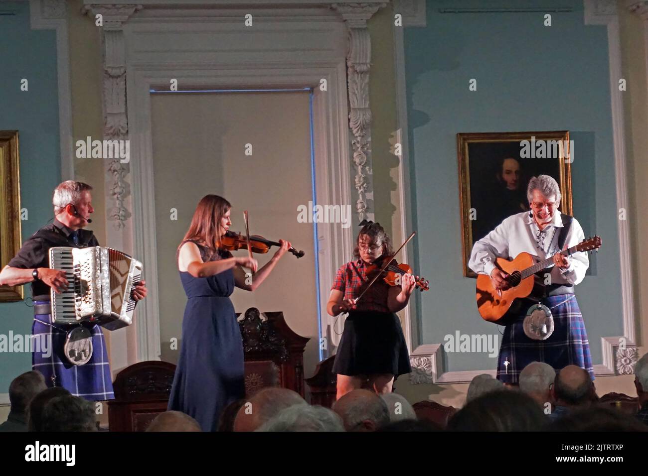 Edinburgh, Scotland.Typical folk spectacle Stock Photo Alamy