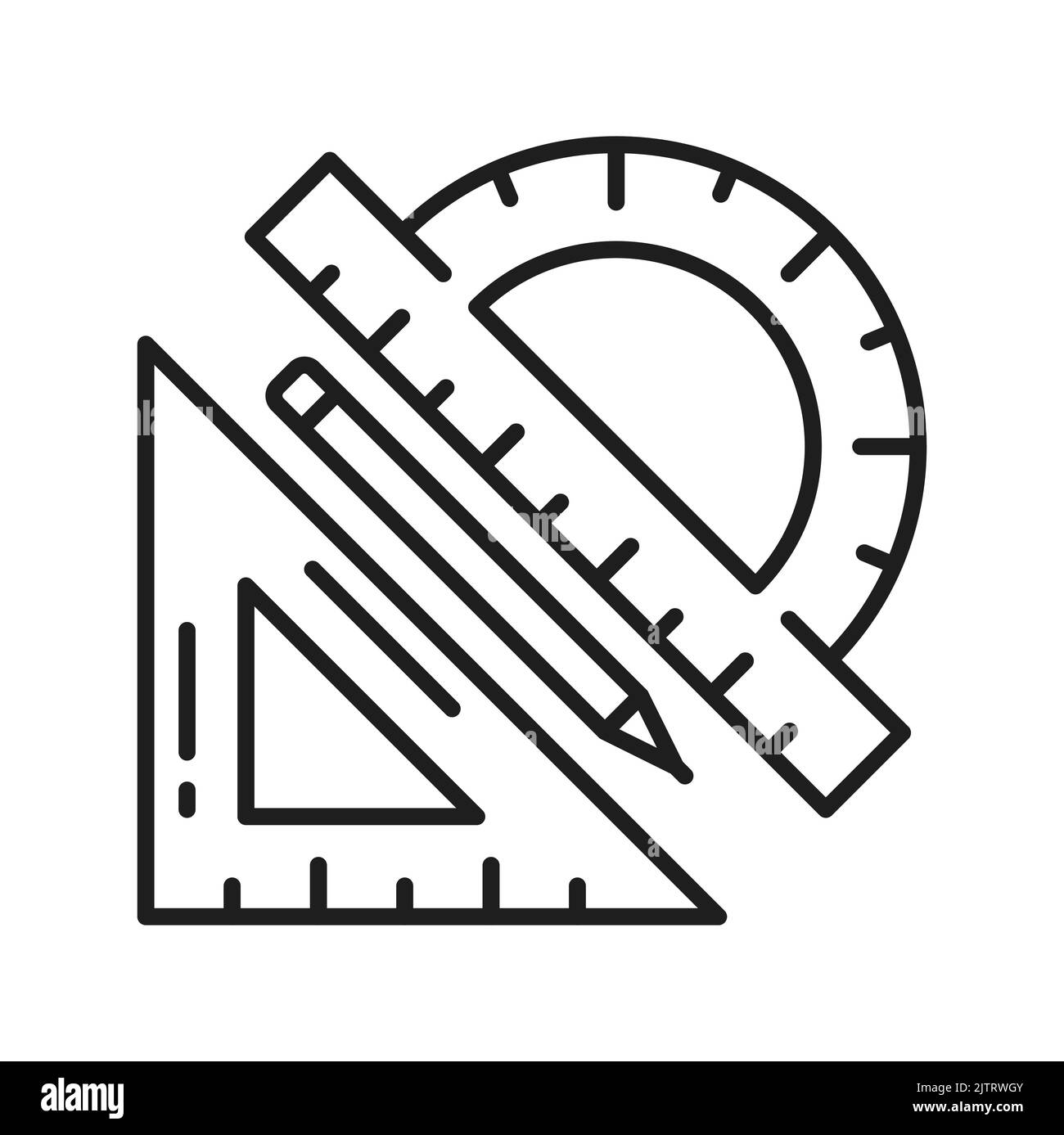 Architect development, construction and engineering vector icon of ...