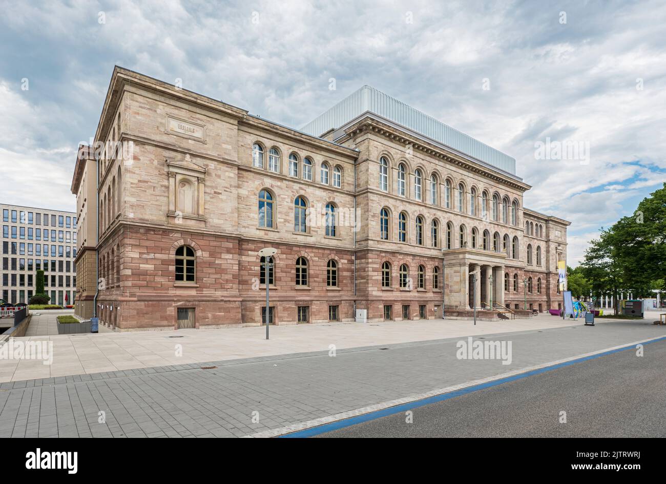 historical neo-Renaissance buildings of the university of Goettingen Stock Photo