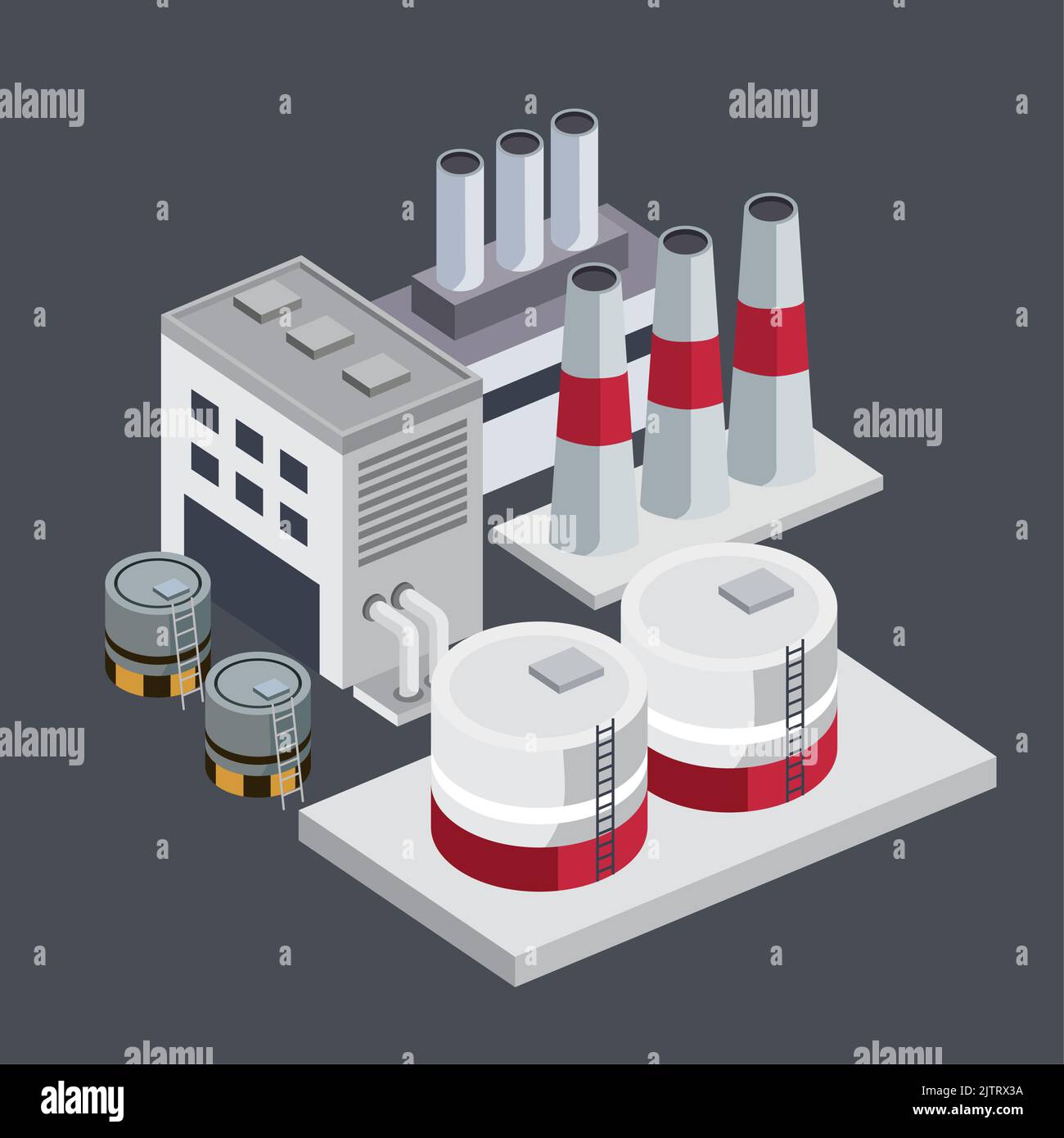 Warehouse tanks Stock Vector Images - Alamy