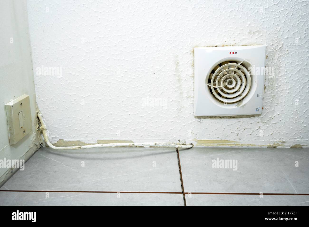 Old bath fan ceiling Stock Photo Alamy