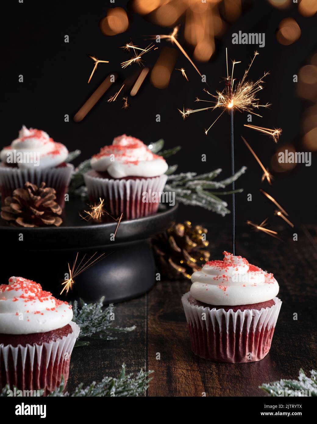 Holidays Cupcakes Stock Photo