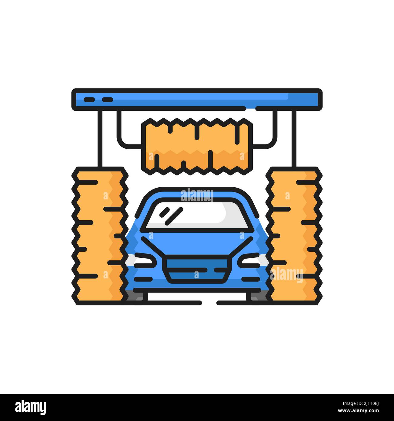 Car wash tunnel brush Cut Out Stock Images & Pictures Alamy