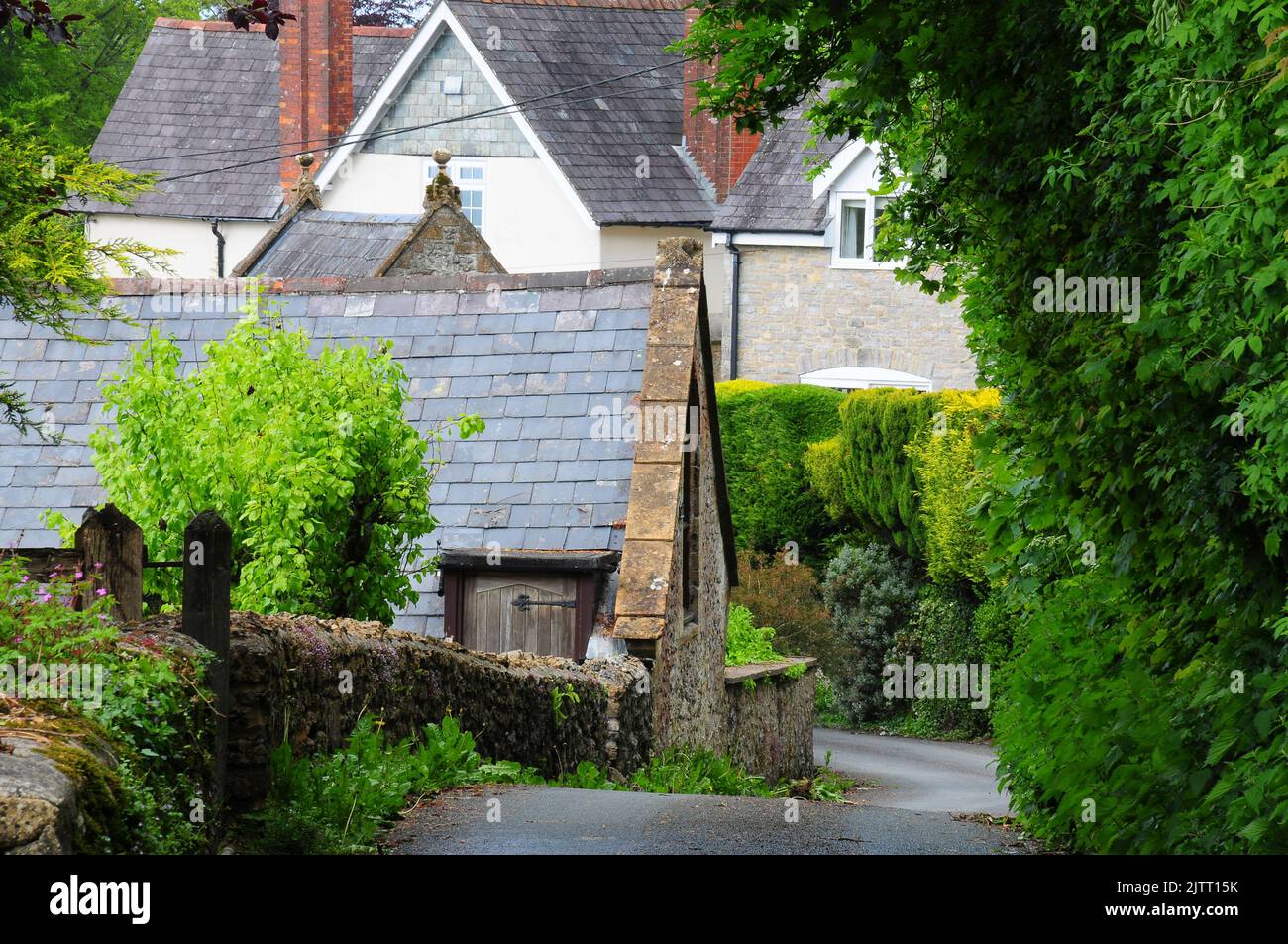 The rural village of Chedington in West Dorset, UK Stock Photo