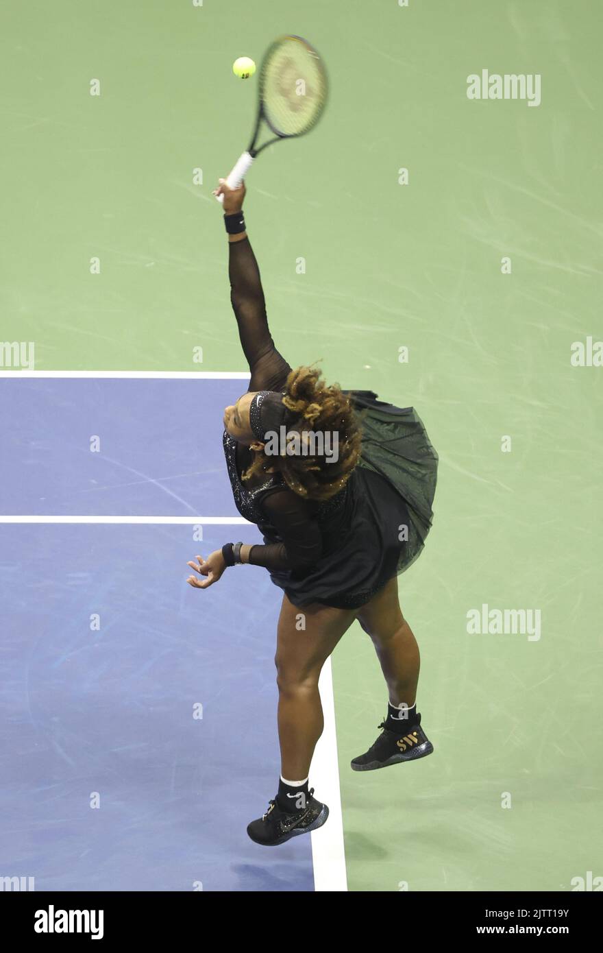 August 31, 2022, Rome, USA: Serena Williams of USA during day 3 of the US  Open 2022, 4th Grand Slam tennis tournament of the season on August 31,  2022 at USTA National