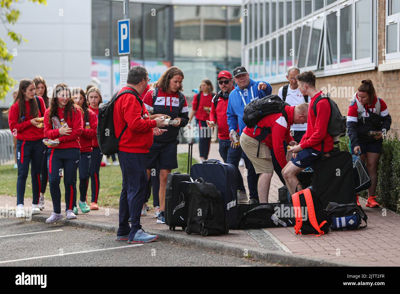 Athletes arrive on Day One of the School Games National Finals 2022 at