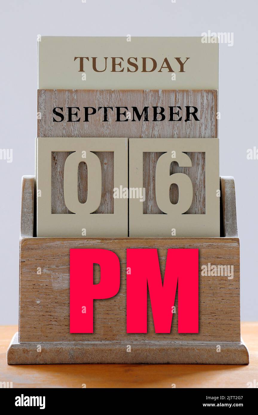 New prime minister date Stock Photo