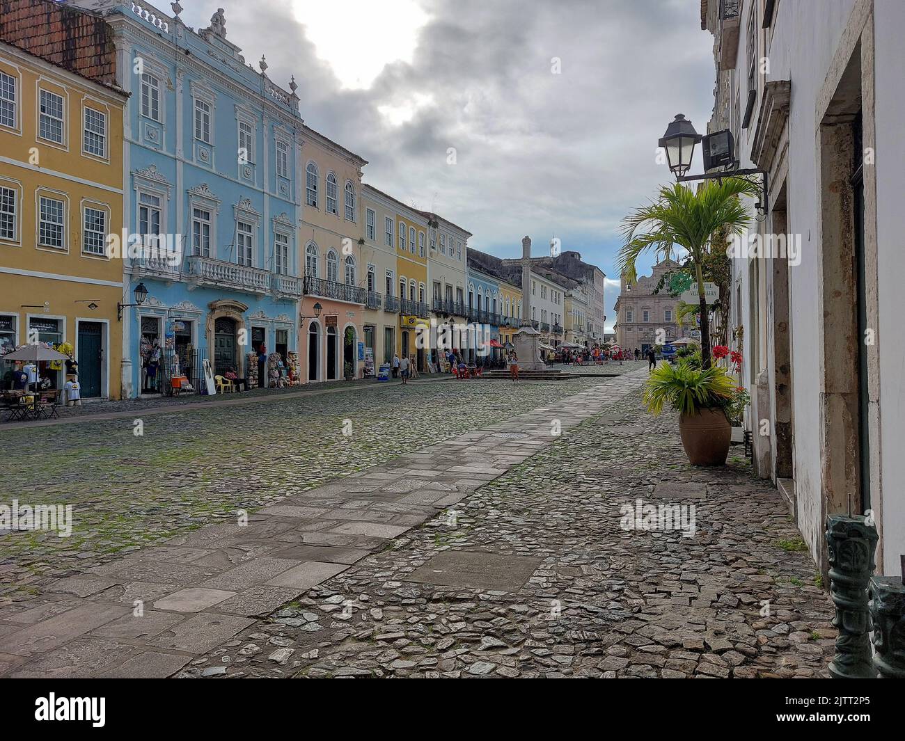 Salvador de Bahia, Brazil - august 5 2022 - Pelourinho hystorical center Stock Photo